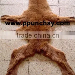 Baby Alpaca Rug / Baby Alpaca Hide Peru 30x23" thumbnail-1