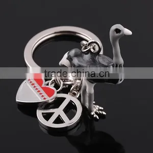 Factory Price Ostrich Animal Keychains thumbnail-1