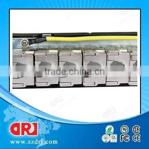 STP Cat6 24 Port Shielded Rj45 Patch Panel thumbnail-3