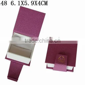 2016 Elegant Custom Earring Box Paper With Flannel Insert P447 thumbnail-2