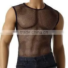 Men's Net Sleeveless T-Shirt thumbnail-1