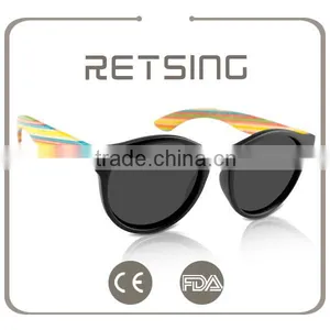 2016 FDA Wholesale Mirror Polarised Lens China Plastic Bamboo Sunglasses Custom Logo Wooden Sunglasses thumbnail-5