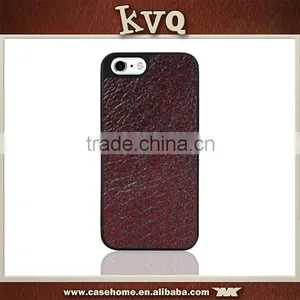 Hard PC Case PU Material Protective Back Cover for Iphone SE thumbnail-3