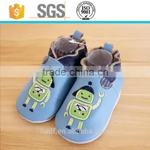 New Design Girl Boy Kids Wholesale Baby Sheep Leather Moccasin Shoes thumbnail-1