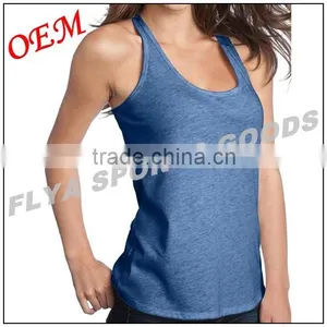 Customized Eco-friendly Athletic Women Gym Singlet, Women Bodybuilding Vest Wholesale Quality Choice thumbnail-5