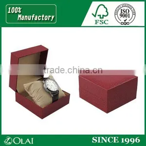 Hot Sell Professional Printing Leatherette Paper Watch Box thumbnail-1
