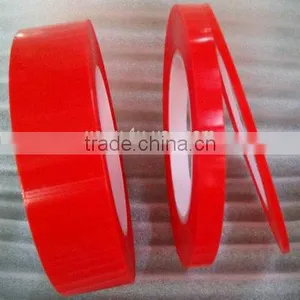 High Bonding Acrylic Red PET Film Double Adhesive Tape thumbnail-1