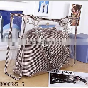 Hot Sale Fashion Transparent Beach Bag thumbnail-2