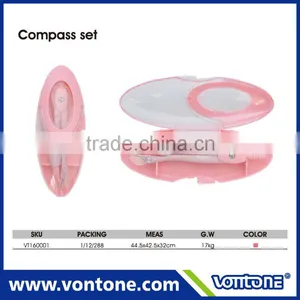 Hot Sale Pink Compass Set thumbnail-1