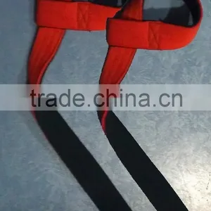 Double Colored Bar Weightlifting Straps Made by Heavy-duty Cotton thumbnail-1