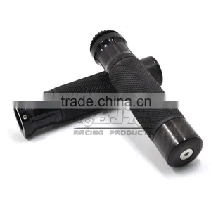 BJ-HB-052 7/8'' CNC Aluminum Rubber Motorcycle Handlebar Grips thumbnail-5