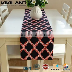 China Factory Hot Sell Ployester Satin Table Runner/Linen Table Runner thumbnail-1