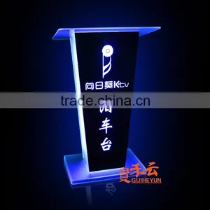 Acrylic Night Bar Acrylic LED Table Designs, Night Club dj Facade, Night Bar Booth thumbnail-6