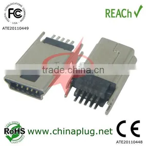 10 Pin Lock DIP Type Mini Usb Male Connector thumbnail-1