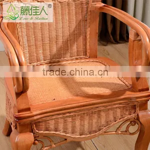 2015 China Antique Nature Rattan Cane Webbing Dinning Room Table Chair Set Furniture Set thumbnail-5