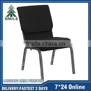 Strong Comfortable Black Stackable Theater Chair From China thumbnail-3