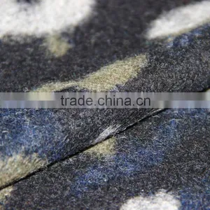 Camouflage Pattern Wool Fabric for Women 4F13019#4 thumbnail-2