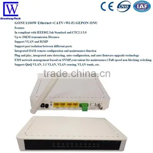 GONU1100W Ethernet+CATV+Wi-Fi GEPON ONU thumbnail-1