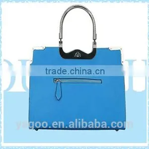Fresh Colourful PU Tote Handbag for Women thumbnail-4