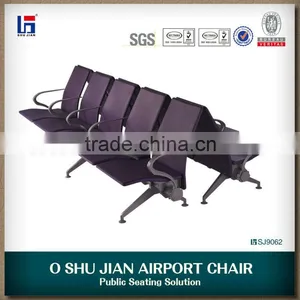 High Grade Recycling PU Waiting Chair SJ9062 Purple thumbnail-1