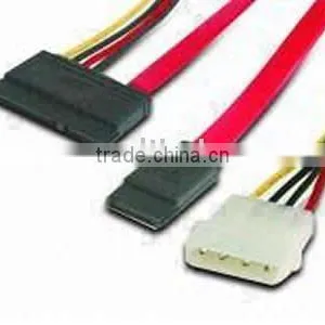 SATA Adapter Cable Assembly With 7 + 15-pin to 4 or 7-pin Power Cable, For XBox 360 thumbnail-1