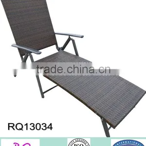 Promotional Rattan Sunbed PE Rattan Steel Frame thumbnail-1