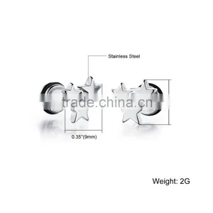 2016 Hotlife Wholesale Men's Accessories Latest Simple Style Group Star Stud Earring thumbnail-6