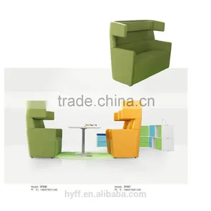 Corner Office Sofa Plastic Sofa Cushion Covers HYS-598 thumbnail-1