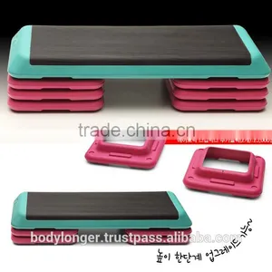 Club-Shaped Aerobic 3 Step Box/ Gym Equipment/ Rack thumbnail-1