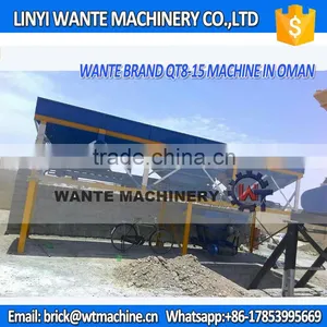 WANTE BRAND QT8-15 Fully Auto Block Making Machine Line in Oman Market thumbnail-1