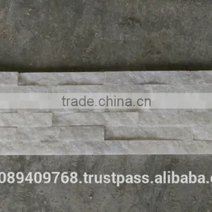 High Quality White Quartz Wall Cladding Stone thumbnail-2