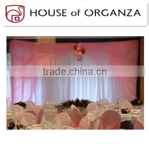 2014High Quality Crystal Organza Table Runner For Wedding Decoration thumbnail-1