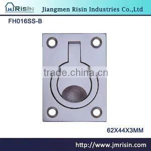 Polished Stainless Steel Concealed Door Handle thumbnail-1