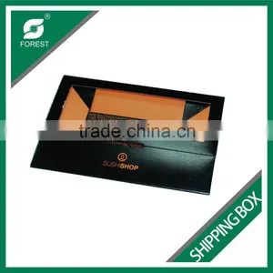 RECTANGLE STYLE COATED CARDBOARD SHIPPING BOXES FOR TAKING AWAY SUSHI FOOD thumbnail-6