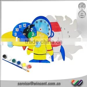 Kids Wooden DIY Clock Toys Educational thumbnail-2