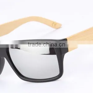 JMP622 2016 Popular Hot Sale Name Branded Cheap Mirrored Black Frame Plastic Bamboo Sunglasses thumbnail-3