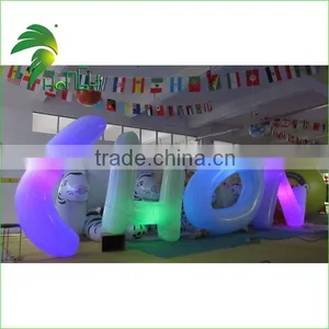 2016 Colorful Custom Decoration Inflatable Figure Model / Decoration Giant Inflatable Letters Lighting For Advertising thumbnail-1