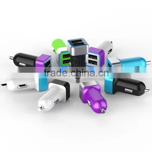 2016 Nice Gift Colourful 2 USB Car Charger thumbnail-1