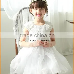 The 2016 Summer Dress Girl Dress Summer Princess Dress Dress Show 63J54 Short Sleeved Lace thumbnail-2