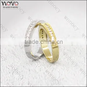 2016 Dongguan New Design Cheap Price Wholesale Fashion Silver Wedding Ring thumbnail-1