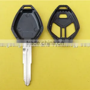 Blank Replacement 2+1 Buttons Uncut Right Groove Blade Remote Key Cover Mistubishi Car Key thumbnail-2