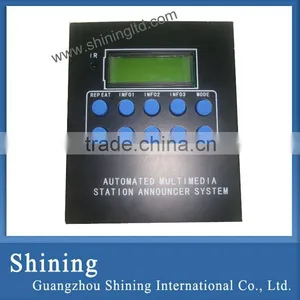 GPS Automated Multimedia Station Announcer System With LCD Simultaneous Display thumbnail-1