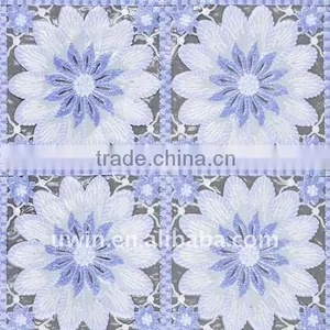 Oilproof &Waterproof Lace Embossed Vinyl Lace Tablecloth thumbnail-1