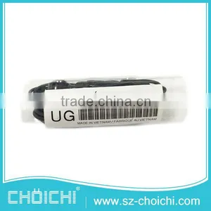 High Quality Noise Cancelling Mobile Black Earphone With Mic for Samsung thumbnail-2