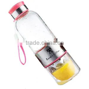Wholesale 500ml Glass Fruit Infuser Water Bottle, Lemon Water Bottle Infuser Quality Choice thumbnail-1