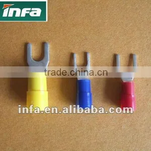 Insulated Fork Type Terminals Insulated Male Female Terminal Lugs thumbnail-1