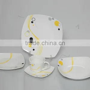 20pcs Square Dinner Set, New Style Dinnerware Dinner Set, Porcelain Dinnerware Dinner Set thumbnail-2
