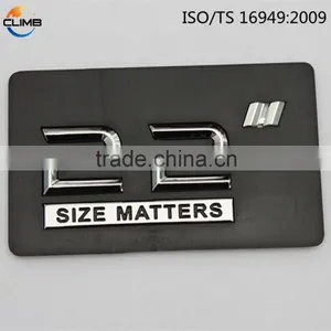 3d Stickers Chrome Car Custom Single Letters Car Emblem thumbnail-6