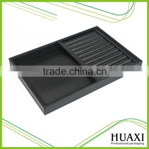 Black PU Leather Jewelry Display Tray Ring Tray thumbnail-1