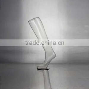 Hot Sale Boutique Top Level Fashion Transparent PC Female Middle Leg Mannequin thumbnail-4